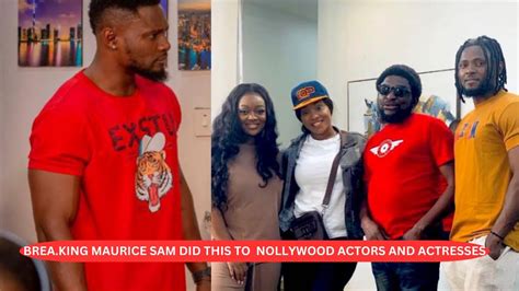 Breaking!! Maurice Sam Did This To Nollywood Actors And Actresses - YouTube