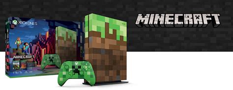 Xbox One S Minecraft Bundle Pig And Creeper Controllers Debut Legit
