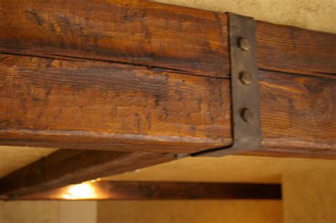 Distressed Rustic Wood Beam Rustic Beam Hardware Beams And Trusses