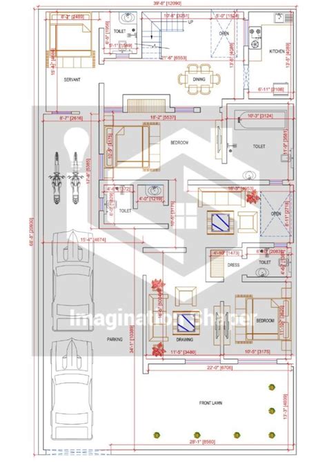 40x70 House Designs Plans 2bhk House Plan Home Design Floor Plans