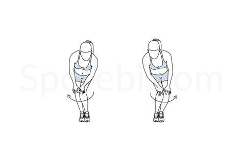 Knee Circles Illustrated Exercise Guide