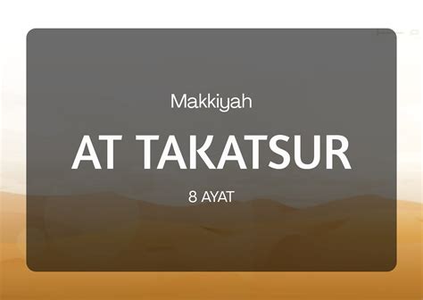 Pada selasa, 13 januari 2015. Tafsir Surat At Takatsur Ayat 1-3 - Tafsir Al Quran ...