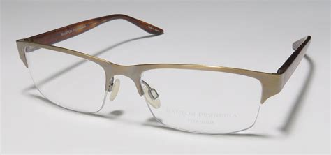 barton perreira clifton titanium frame made in japan half rimless eyeglasses 722589796197 ebay