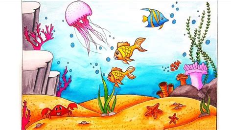 Drawing is a complex skill, impossible to grasp in one night, and sometimes you just want to draw. How to Draw An Underwater Scenery for Beginners,how to ...