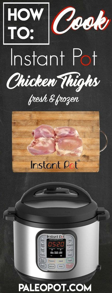 It's likewise absolutely safe to stick it in your you can prepare yummy frozen chicken thighs in instant pot for simple meals close by steamed veggies. Easy How To: Instant Pot Chicken Thighs - Fresh - Frozen ...
