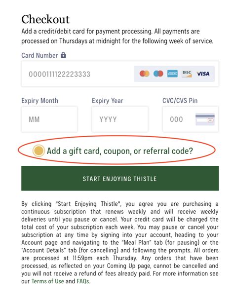 Check spelling or type a new query. How can I redeem a gift card? - Thistle