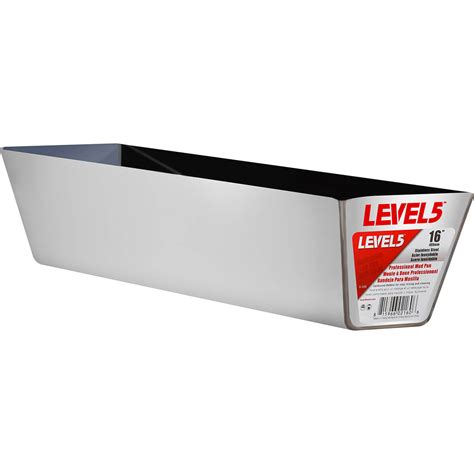 Level5 16 Inch Stainless Steel Drywall Mud Pan 5 336