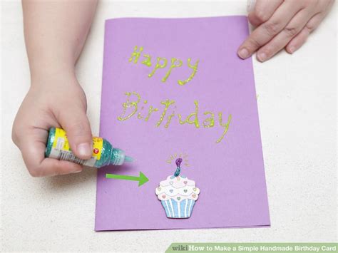 Most people use cursive script for invitations so let s write out some celebratory phrases. How to Make a Simple Handmade Birthday Card: 15 Steps