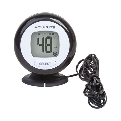 Acurite Digital Thermometer With 10 Ft Temperature Sensor Probe And
