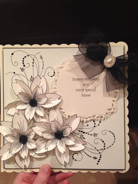 These many pictures of free printable 70th birthday cards list may become your inspiration and informational purpose. Stamps by chloe flower stamp , black and cream 70th birthday card | Chloes creative cards, 70th ...