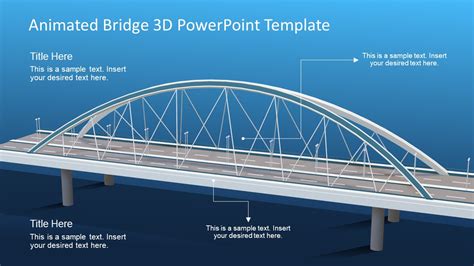 Animated 3d Bridge Powerpoint Template Slidemodel