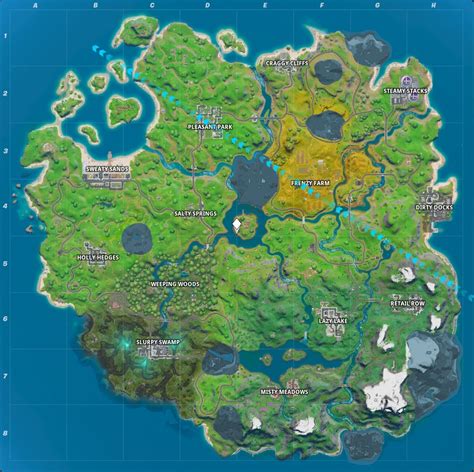 Chapter 2 Season 6 Map With Names World Map