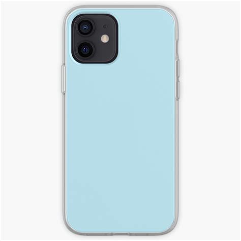 Light Blue Iphone Case And Cover By Solidcolors Redbubble