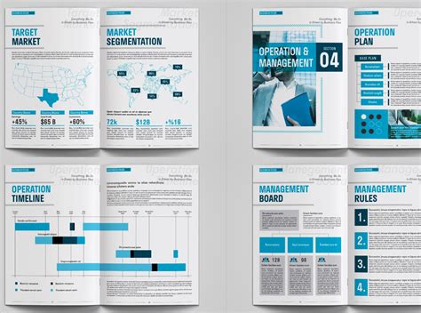 Business Plan Template By Brochure Design On Dribbble