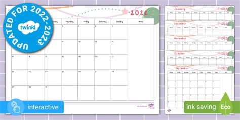 2022-2023 month at a glance calendar
