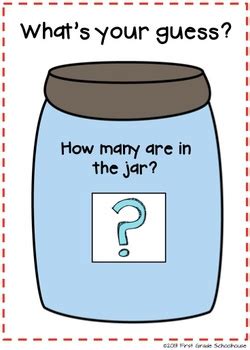 To make this more accurate, your best counting in several places and averaging the results. Estimation Jar Printables by First Grade Schoolhouse | TpT