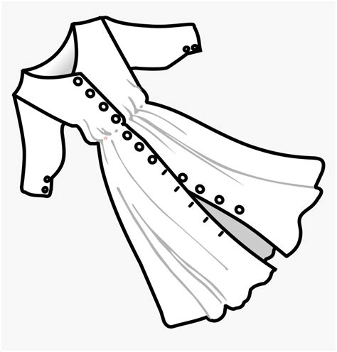 Free Dress Clipart Black And White Download Free Dres