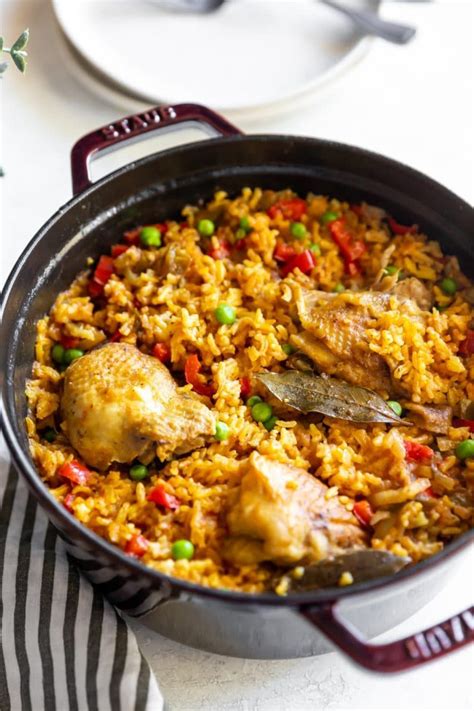 Nuke for six minutes covered. Classic Cuban-Style Arroz Con Pollo | A Sassy Spoon (With images) | Arroz recipe, Arroz con ...