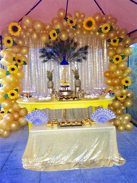 Oshun Party Decoration Birthday Decorations Sunflower Birthday