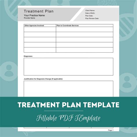Counseling Treatment Plan Template For Mental Health Etsy