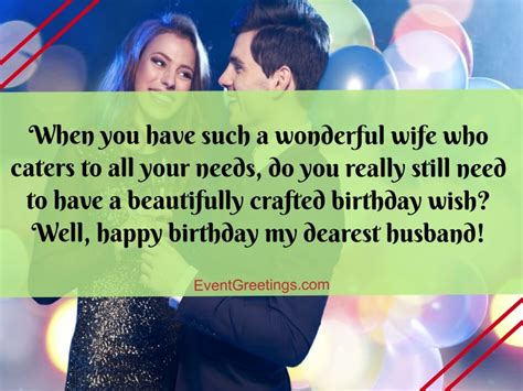 My book 9 thoughts that will change your marriage is due at the publisher june 20, so i'm frantically editing until then. 50 Best Birthday Wishes For Husband - Best Graces That A ...