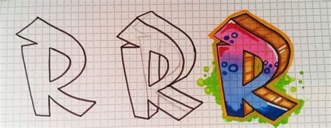 Abzeichnen kann hilfreich sein, wenn man über kurz. Kurzanleitung: Graffiti Buchstaben zeichnen Schritt für Schritt | Graffiti buchstaben, Graffiti ...