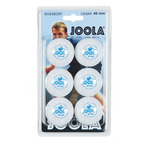 Noua minge este marcată cu denumirea 40+, diametrul acesteia fiind ușor mai mare de 40 mm. Mingi tenis de masa Joola Rosskopf - set de 6 bucati