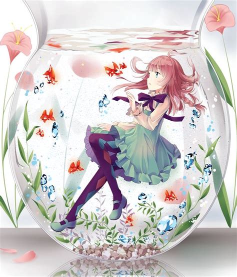 Anime Girl In Goldfish Bowl Anime Pinterest Girls