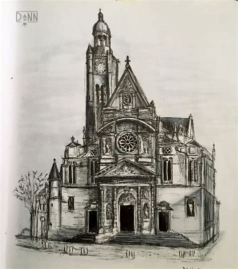 Church Sketch Images At Explore Collection Of