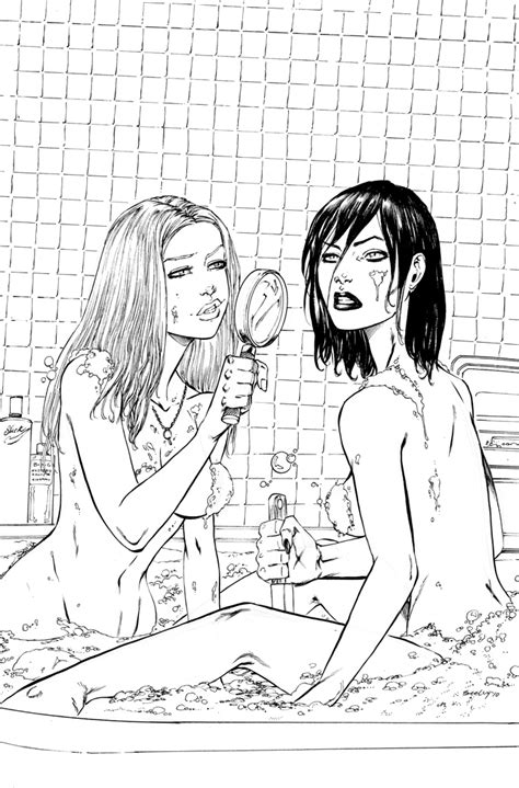 Rule 34 2girls Bath Bathtub Cassandra Hack Cat Curio Female Female