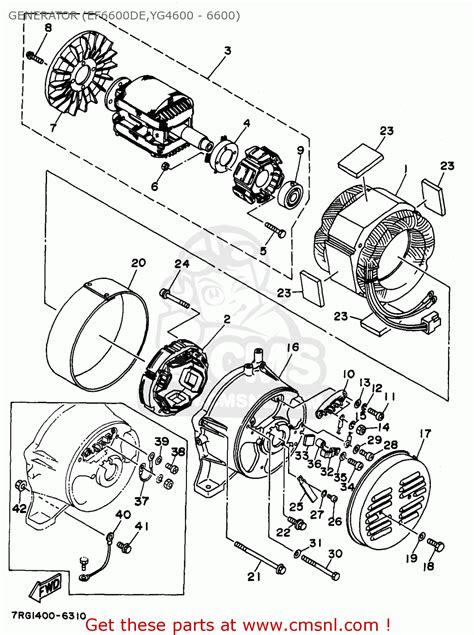 Yamaha generator manuals, user guides and free downloadable pdf manuals and technical specifications. Yamaha Ef4600de Ef6600de Yg4600d Yg6600d Yg6600de Generator 1998 Generator (ef6600de,yg4600 ...