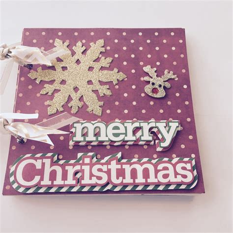 Christmas Scrapbook Premade Christmas Album Holidays Etsy Christmas