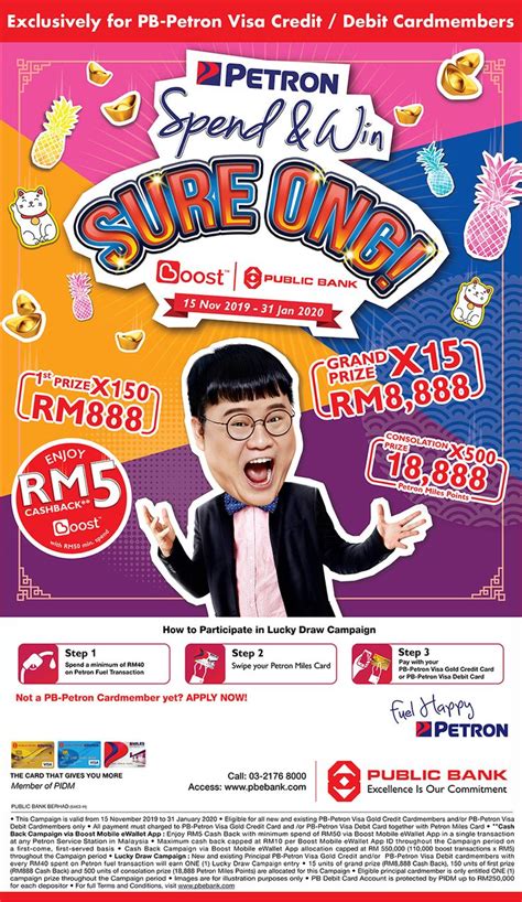 This post has been archived. Public Bank Berhad - Spend and Win SURE ONG! Campaign in ...