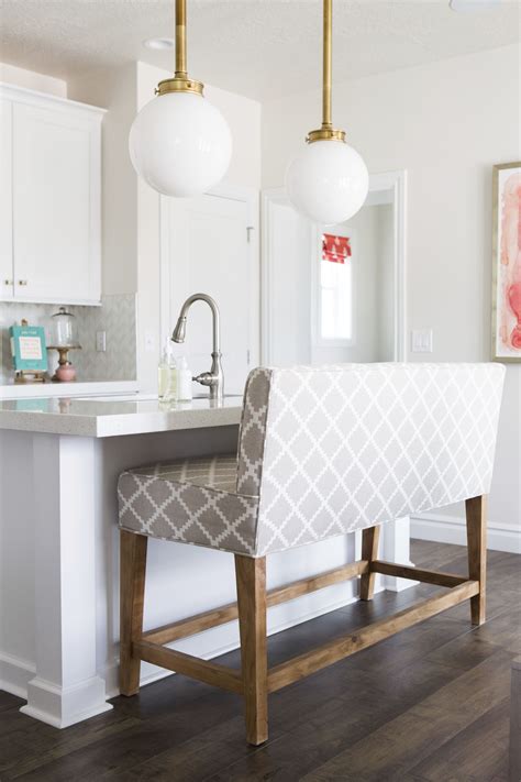 How wide is a kitchen island bench. This Vibrant Utah Home Really Brings the Happy | Kitchen ...