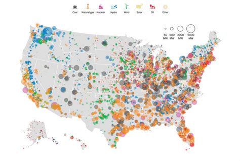 This Insanely Detailed Map Shows Every Power Plant In The United States