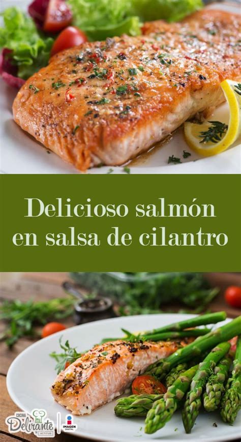 Si tienes un poco de salmón ahumado en la nevera, aprovéchalo preparando esta singular ensalada del blog la cocina de catina. Receta fácil y deliciosa de salmón en salsa de cilantro