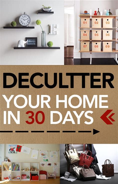Declutter Your Home In 30 Days Declutter Home Declutter Your Home