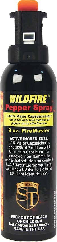 Wildfire 14 Mc 9oz Pepper Spray Fire Master Fogger