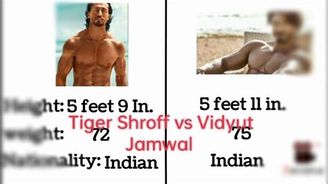 Tiger Shroff Vs Vidyut Jamwal Youtube
