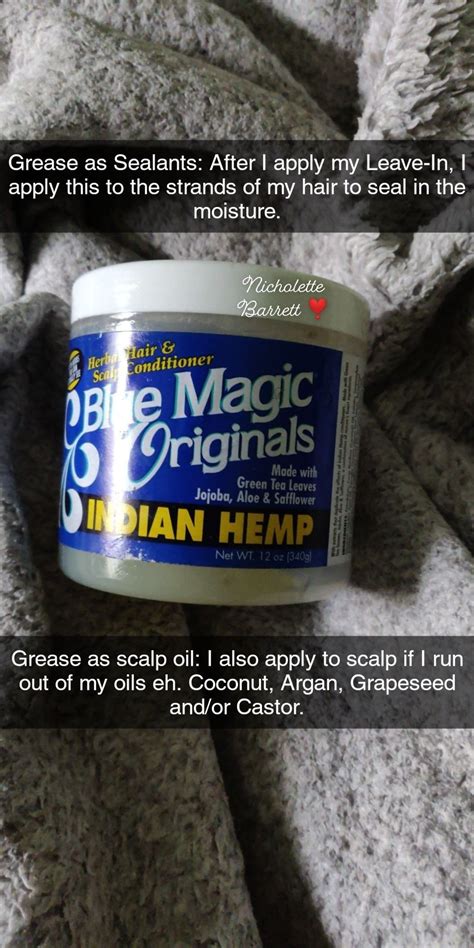 Hope you enjoy the video and don' forget to give this video a. Blue Magic/Hair Grease as sealant for my low Porosity 4c ...