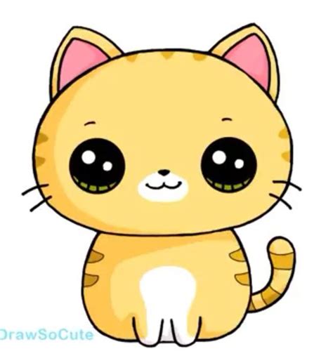 Cat Kawaii Kawaii Cat Drawing Kawaii Doodles Cute Animal Drawings