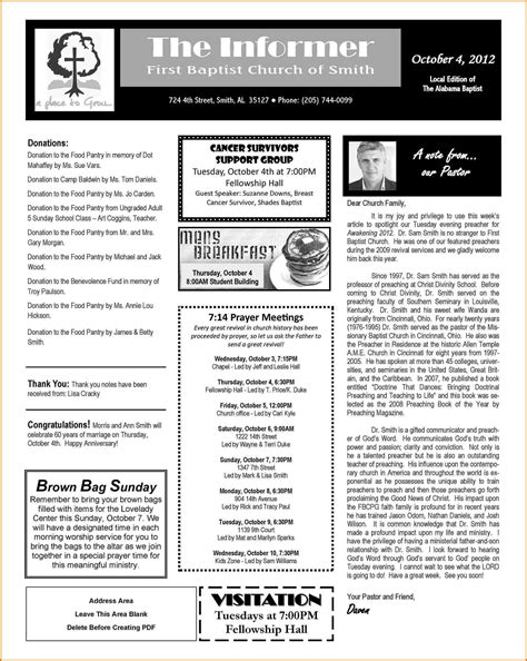 Printable designs are free to use for business, school, teachers, church, and family. Church Newsletter format Best Free Church Newsletter Templates for Microsoft Word Karyna ...