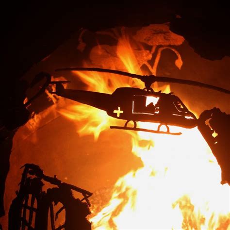 It's the only campfire you can build where the. Lest We Forget - Remembrance Day Fire Pit Sphere | The ...
