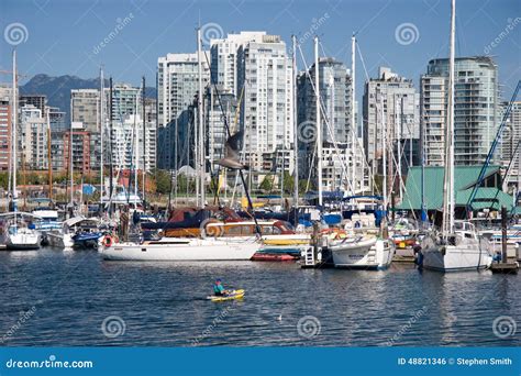 Yachts In The Inner Harbour Vancouver Bc Editorial Photo Image Of
