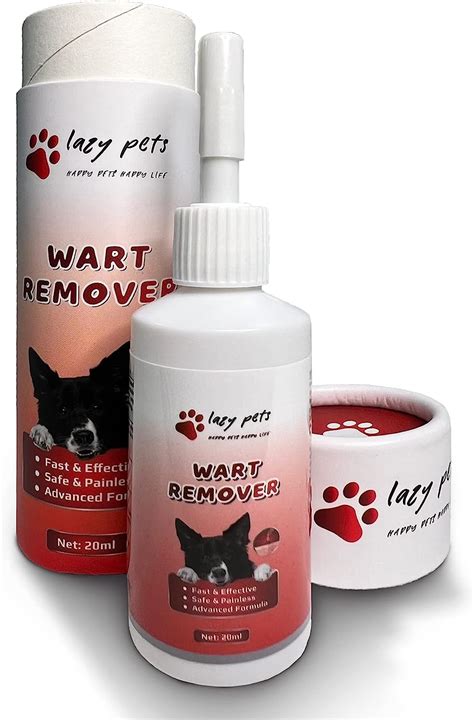 Lazy Pets Dog Wart Remover Herbal Dog Skin Tag Remover And