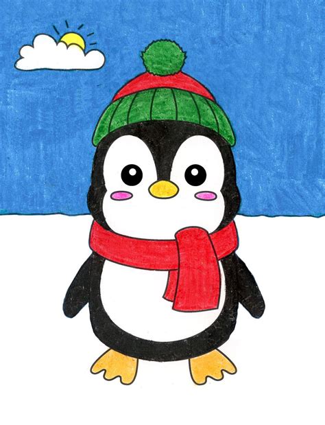 How To Draw A Penguin Very Easy Follow Along With Our Narrated Step