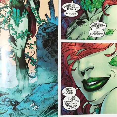 Hush Comic Strip Poison Ivy And Superman Poison Ivy Dc Comics