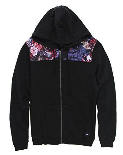 Neff Womens Copy Cat Zip Hoodie Size Large Color Black Read More At