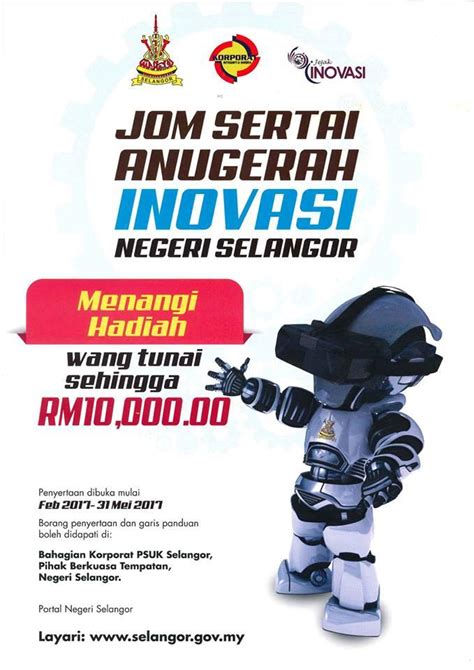 Portal rasmi majlis daerah sabak bernam mdsb mp3 & mp4. Jom Sertai Anugerah Inovasi Negeri Selangor | Portal Rasmi ...
