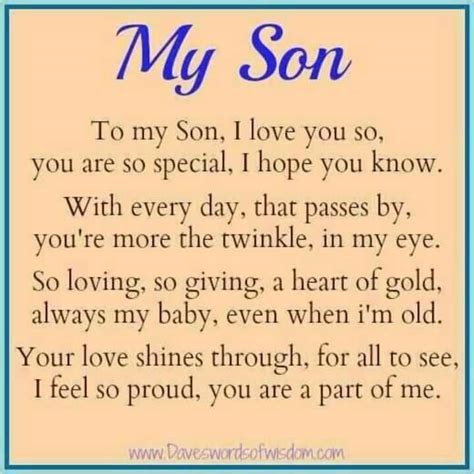 I Love My Son Quotes And Sayings 05 Quotesbae